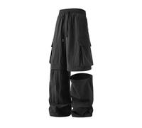 Generico Pantaloni Uomo Cargo Lavoro,Pantaloni Cargo da Uomo Resistenti Leggeri Adatti per attività All'Aperto Comodi E Versatili con Funzionalità Staccabile