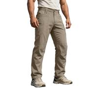 Generico Pantaloni Uomo Cargo, Pantaloni Uomo Eleganti Casual Ideali per Escursioni All'Aperto Avventure E Lavoro con Design A Zoccolo di Cavallo sul Risvolto