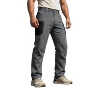 Generico Pantaloni Uomo Cargo, Pantaloni Uomo Eleganti Casual Ideali per Escursioni All'Aperto Avventure E Lavoro con Design A Zoccolo di Cavallo sul Risvolto