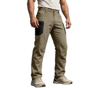 Generico Pantaloni Uomo Cargo, Pantaloni Uomo Eleganti Casual Ideali per Escursioni All'Aperto Avventure E Lavoro con Design A Zoccolo di Cavallo sul Risvolto