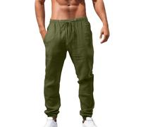 Generico Pantaloni Uomo da Lavoro con Tasche Pantaloni Enduro S Pantaloni Uomo Neri da Ballo con Elastico in Fondo Pantaloni Calcio Portiere Uomo Pantaloni in Pelle Uomo da Moto Racing