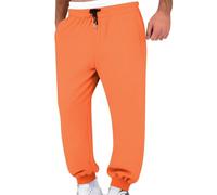 Generico Pantaloni Uomo Tasche Laterali,Pantaloni da Jogging Casual da Uomo con Elastico in Vita Comodi Pantaloni della Tuta Morbidi E Traspiranti per L'Uso Quotidiano