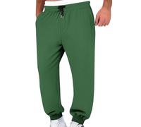 Generico Pantaloni Uomo Tasche Laterali,Pantaloni da Jogging Casual da Uomo con Elastico in Vita Comodi Pantaloni della Tuta Morbidi E Traspiranti per L'Uso Quotidiano