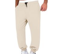 Generico Pantaloni Uomo Tasche Laterali,Pantaloni da Jogging Casual da Uomo con Elastico in Vita Comodi Pantaloni della Tuta Morbidi E Traspiranti per L'Uso Quotidiano