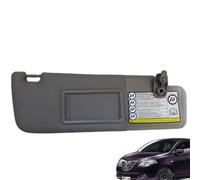 Generico Pantina Parasole Lancia Ypsilon 2011 Grigio con Specchio Tasca Destra per Automobili