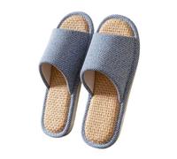 Generico Pantofole Antiscivolo Donna Plastica,Comode Pantofole da Donna in Lino Leggero,e comode,Ideali per la casa Gli spazi Interni,perfette Le Coppie