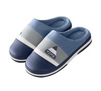 Generico Pantofole Da Interno Ciabatte Di Cotone Maschio Winter Home Coppia Coperta Peluche Calore Suola Spessa Pantofole A Casa Autunno E L'Inverno Slippers In Memory Foam