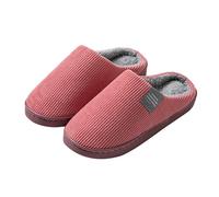 Generico Pantofole da Interno Donna di Pantofole Calda Anti Slip Donne Uomo per Piattaforme Invernali Ciabatte Donne Fuzzy Fluffy per l'inverno per Il Regalo di Natale