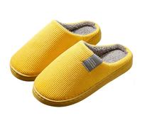 Generico Pantofole da Uomo Donna in Memory Foam Leggere Morbide Ciabatte Autunno e Inverno Calde Comode Peluche Pantofole da Casa Esterno Antiscivolo Silenziose,Idee Regalo Natale 2025