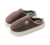 Generico Pantofole Donna Chiuse Invernali Comode Eleganti Slippers Antiscivolo Scarpe Piatto da Casa Ciabatta Memory Foam Pantofole Invernali da Interno Calde Pantofola Ospiti Morbida