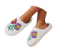 Generico Pantofole Donna Invernali Invernali Comode Peluche Pantofole Da Casa Pelose Morbide Caldo Ciabatte Da Camera Fuzzy Silenziose Elegante Slippers Da Camera Memory Foam Fluffy Termiche Sliders