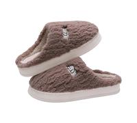 Generico Pantofole Donna Uomo Invernali da Casa - Ciabatta Comode Cartone Pantofola Memory Foam Coppia Scarpe Cotone Ciabatte Ortopediche Donna Pelosa Ciabatte Autunno Famiglia