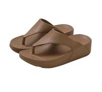 Generico Pantofole Estive Donna,Infradito Estive Casual,Comodi Sandali per Le Vacanze Al Mare per Una Vacanza Al Mare (Marrone, 40)