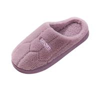 Generico Pantofole Invernali Da Donna In Cotone, Antiscivolo, Calde E Pelosa, Con Punta Chiusa, Comode E Larghe, Comode, Suola Morbida Per Interni Ed Esterni,Per Il Tempo Libero