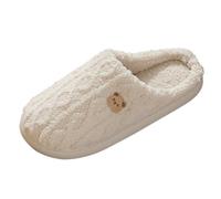 Generico Pantofole Invernali Donna da Casa, Ciabatte Peluche Cartone Scarpe Memory Foam Ospiti Pantofola Leggere Pantofole Donna Scarpe Comode Slippers Calde Famiglia