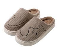 Generico Pantofole Invernali Donna Leggere Peluche Pelose Ciabatte Da Camera Invernali Antiscivolo Comode Pantofole Da Casa Ospiti Elegante Fuzzy Scarpe Fluffy Semichiuse Lavabili Sliders