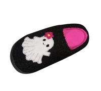 Generico Pantofole-Morbide Ciabatte di Halloween di Peluche, Comode Pantofole di Cartone Animato Caldo Cotone - con Design Carino per Vacanze Invernali, Regalo di Compleanno, Casa, Interno