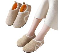 Generico Pantofole Peluche Donna Comode Peluche Pelose Ciabatte Da Camera Chiuse Davanti Caldo Antiscivolo Pantofole Da Casa Fuzzy Termiche Fluffy Slippers Da Camera Lavabili Elegante Ospiti Scarpe