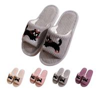 Generico Pantofole Peluche Donna Natalizie Invernali, Calde Antiscivolo Ciabatte Pelose Divertenti Con Suola In Gomma, Leggero Comode Pantofole Casa Slippers Per Interni Ed Esterni