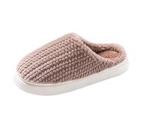Generico Pantofole Uomo Chiuse Pantofole per Casa 12 Mesi Men's Spring And Autumn Winter Couple Cotton Slippers Indoor Home Cotton Slippers Warm Non Slip Wear Pantofole Bambino Invernali (Coffee, 44)