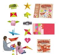 Generico Paper Airplane Kit - Colorful Craft Set for Kids, Easy Fold Toys Boys and Girls, Educational DIY Aircraft Making | Fun Indoor Outdoor Creative Play Activity