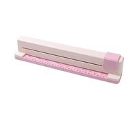 Generico Paper Puncher Machine, 30 Hole Manual Puncher - 37x6.2x6.5cm Crafting Tool with ABS And Metal Design, 5 Sheets Capacity Paper Punch for Scrapbook Journal Notebook Students Girls