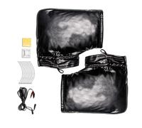 Generico Paracolpi Invernali Per Manubrio Motocicletta - Guanti Riscaldanti 12V | Guanti Impermeabili Riscaldati Per Manubrio Moto - Per Inverno, Scooter, Ciclismo, ATV, Bici E Per Clima Freddo