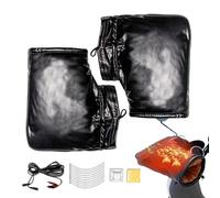 Generico Paracolpi Per Manubrio Da Moto Da Neve - Guanti Antivento 12V,Guanti Impermeabili Per Manubrio Di Motocicletta | Per Scooter Ciclismo Motociclette Pendolarismo Motoslitte Clima Freddo