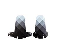 Generico Parafanghi for Bicicletta Parafango Anteriore/Posteriore MTB Rimozione Rapida Parafango Universale for Sella for Bici Parti for Ciclismo(ES-08CY-BKWH)