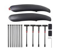 Generico Parafanghi per Ciclismo | di Estensione Regolabile Sicuri,Kit Parafango da Bicicletta - Ciclismo su Strada Montagna Sentiero in Condizioni Piovose E Fangose