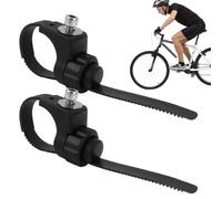 Generico Parafango per Bici A Montaggio su Telaio | Adattatore Laterale con Viti per Bicicletta,Accessori Montaggio Portapacchi Regolabile con 2 Anelli Frontali per Uomo e Donna