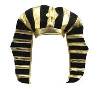 Generico PARAOH HEADPIECE - AUTENTICO COSTUUME EGUIZZO EGETTO GOLD TUT COSTUUME | Caps Halloween per adulti unisex | Accessorio morbido Pharaaoh per adulti e bambini in costume feste