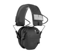 Generico Paraorecchie Cuffie antirumore Amplificazione del suono uditive Sport d'impatto pieghevoli(Purple)