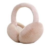 Generico Paraorecchie Invernali 1PC Soft Ear Warmer Winter Warm Earmuffs Solid Color Cover Outdoor Cold Protection Ear-Muffs Folding Earflap Fashion(Khaki)