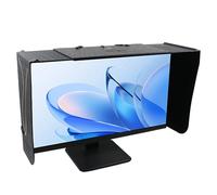 Generico Parasole for Monitor di Computer, Regolabile, for Computer Portatili da Ufficio, Adatto for Computer Portatili da 17 a 27 Pollici.