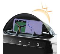 Generico Parasole per GPS - Visiera di Navigazione | Blocca Luce Solare Pieghevole Antiriflesso per Navigatore GPS e Smartphone, Telo Rivestito d'Argento Auto Copertura Parasole per Schermo, Confezio