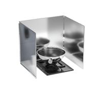 Generico Paraspruzzi d'olio, Piastra deflettrice antispruzzo in Acciaio Inox per Piano Cottura, Resistente alle Alte Temperature, Scudo Termico antispruzzo d'olio, (Size_Name, 3 Lati - 50x50x50cm)