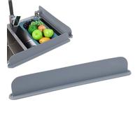 Generico Paraspruzzi per lavello - 20,47x1,97x3,35 Pollici Barriera d'Acqua | Soglia della Doccia Barriera d'Acqua, Cucina Dietro Il Paraspruzzi per Vasca da Bagno Lavabo da appoggio Vanity Home RV L