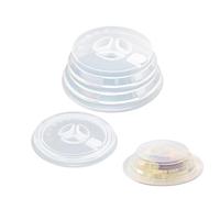 Generico Paraspruzzi per microonde - Copertura per Alimenti in Silicone 19x19x7,5 cm | Coperchio antispruzzo Pieghevole | Coperchio in Silicone Lavabile | Preserva Sapore e Igiene |