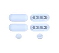 Generico Paraurti for Sedile WC, 6 Pezzi, smorzatori di Rumore for WC, Guarnizione di Ricambio for Sedile WC, for Bagno, casa, Hotel(White 6pcs)