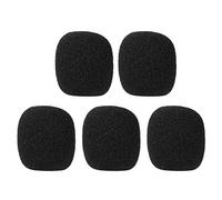 Generico Paraventi per microfono Coperture in schiuma lapelo cuffie desktop conferenza riducono rumori di respiro vento ambientali voce chiara confezione da 5 pezzi