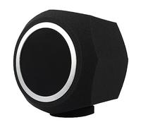 Generico Paravento per microfono a condensatore da studio Schiuma assorbente del suono Copertura protettiva in Cappuccio anti-vento Pop portatile Registrazione Riduzione rumore prevenzione blowout