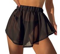 Generico Pareo Mare Donna Wrap Spiaggia Estivo Design Tinta Unita Elegante alla Moda con Gonna Sarong gonne avvolgenti Copri Costume da Beach per Vacanza Party Beachwear