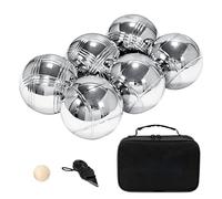 Generico Parete Pétanque Metalliche - Balline per attività all'aperto, Set di Pétanque di Metallo di qualità | Kit per Il Libero per Il Giardino delle Vacanze all'aperto e momenti