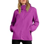 Generico Parka Donna Impermeabile Cappotto Impermeabile Donna Rain Autunnale Termica Spolverino Mantella Antipioggia Moto Kit Autunnali Primaverile con Completo Blu Mantella Pioggia XL