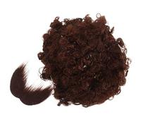 Generico Parrucca Afro e Barba Finta da Pirata Costume Cosplay Leggero e Riutilizzabile per Feste Halloween Carnevale