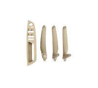 Generico Parti decorative LHD RHD Auto Maniglia Interna Della Porta Pannello Interno Tirare Trim Copertura Set Bracciolo Di Ricambio Per E70 E71 E72 X5 X6(B LHD Beige)