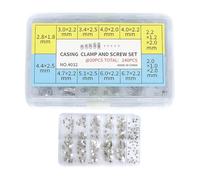 Generico Parti della corona 'orologio manuale - Kit di riparazione portatile | Rondella della corona 'orologio, alloggiamento, viti di fissaggio del movimento, componenti per la riparazione 'orolog