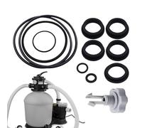 Generico Parti di Ricambio per Filtro Sabbia,Parti per Filtro Sabbia, per Pompa Filtro Sabbia da 12 Pezzi, Parti Guarnizione del Filtro Sabbia, Riparazione Pompa del Filtro Piscina, valvol