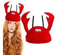 Generico Party Crayfish Hat Realistic 3D Antennae Prop crayfish costume hat